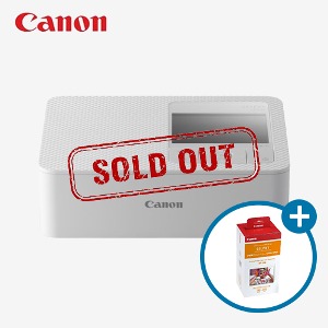 [캐논] 셀피 포토프린터 CP1500 화이트 + 전용인화지 108매